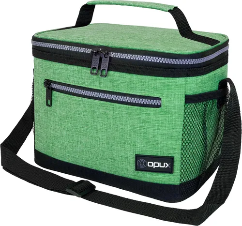 Miniatura 20 de OPUX - Fiambrera de alta calidad, aislada para hombres y mujeres adultas, resistente al almuerzo escolar para niños, niñas, niños Bolsa de Azul