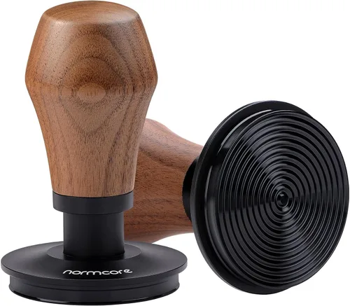 Miniatura 12 de Normcore Tamper para Espresso de 51 mm con base ondulada - Tamper con resorte - Muelles de repuesto de 15 lb / 25 lb / 30 lb - Mango y soporte