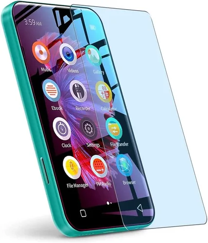 Paquete de 3 protectores de pantalla anti luz azul, compatibles con TIMMKOO Q5 MP3 Player TPU Film Guard (no protectores de vidrio templado)