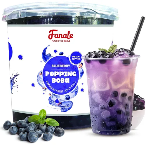 Miniatura 19 de Popping Bursting Boba Juice Ball - Blue Bubble Gum Flavor FPB026