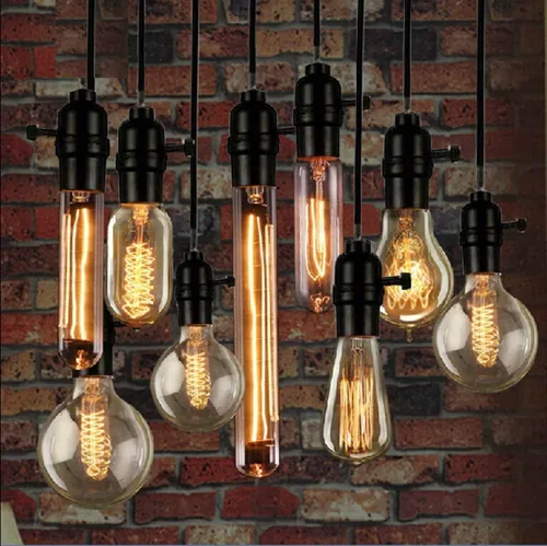 Miniatura 3 de Bombillas LED ámbar de tubo T9, E26 regulables, 4 W, 120 V, 2200 K, blanco cálido, 180 lúmenes, equivalente a 40 vatios, paquete de 4