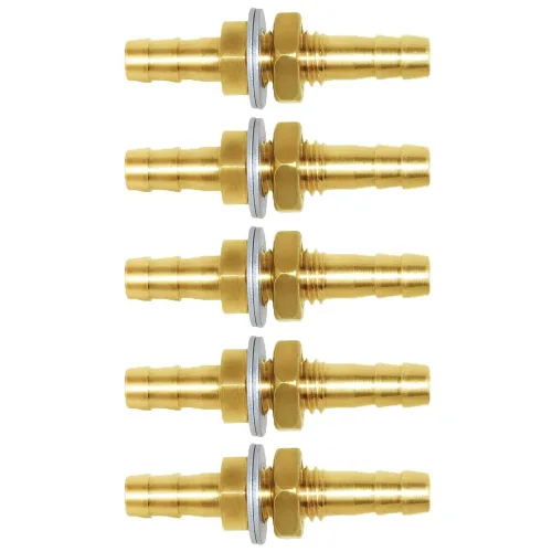 Miniatura 9 de Joywayus - Válvula de unión de combustible de 1 pulgada con estrías para manguera, acoplador de cabezal de paso, válvula de intersección y división