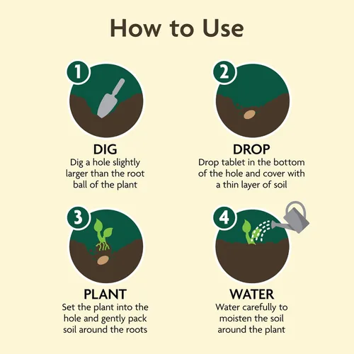 Miniatura 7 de Pastillas de plantado orgánicas Miracle-Gro, para trasplantes y plantas de inicio, formuladas con calcio, inicia rápidamente el crecimiento
