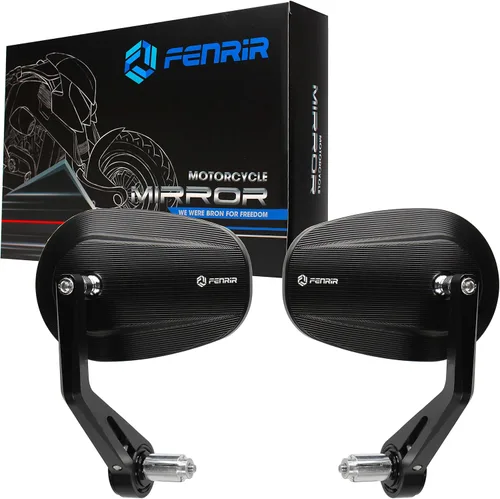 Miniatura 2 de FENRIR Espejo de motocicleta con adaptador para Sportster Iron Forty eight Dyna Softail Hammer Kingpin Vegas Jackpot BOULEVARD M90 S40 INTRUDER C90T