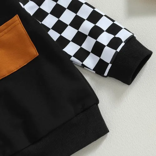 Miniatura 5 de Lesimsam Conjunto de sudadera de manga larga para bebé niño y niña, para otoño e invierno