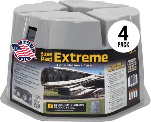 Miniatura 9 de Stromberg Carlson Base Pad Extreme – Bloque de 7 pulgadas, capacidad máxima de 6000 libras – Accesorios de caravana para remolques de viaje