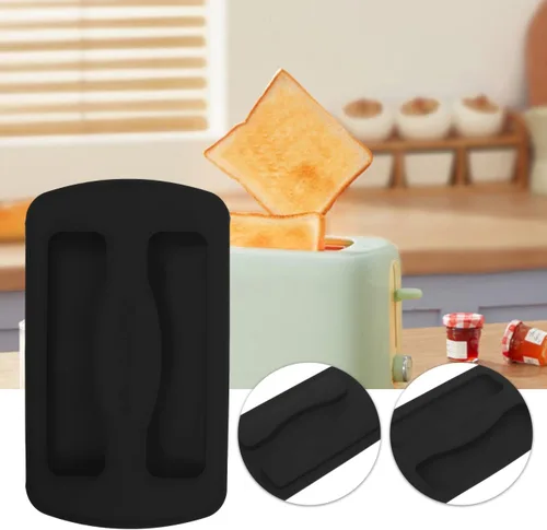 Miniatura 7 de UPKOCH Cubierta universal de silicona para máquina de pan, a prueba de polvo, para máquina de pan de 2 rebanadas, accesorio para electrodomésticos