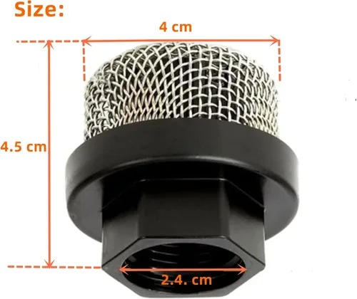 Miniatura 5 de ZLIANGQ 246385 - Filtro de entrada de manguera de 7/8 pulgadas para pistolas de pintura sin aire Graco Ultra 390 395 495, compatible con bombas
