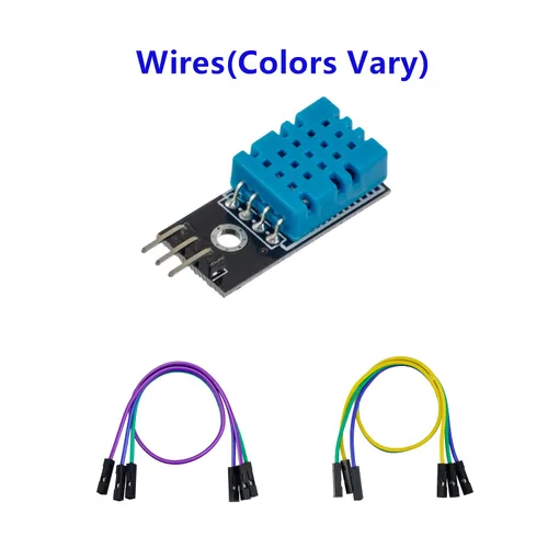 Miniatura 5 de BOJACK DHT11 - Módulo de sensor de temperatura y humedad digital 3.3V-5V con cables para Arduino Raspberry Pi 2 3 (paquete de 2)
