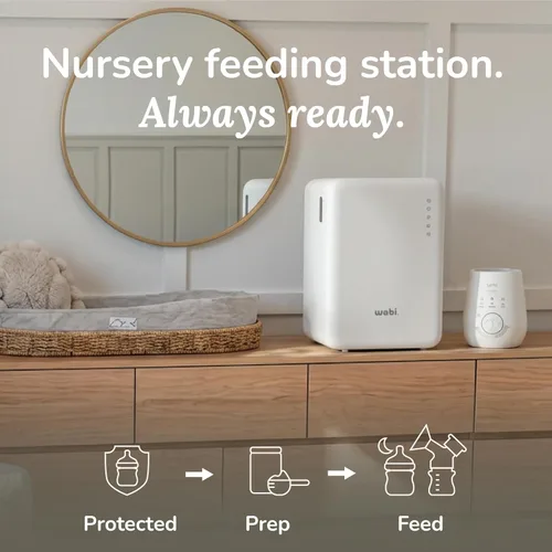 Miniatura 12 de WABI UVC LED 3 en 1 desinfectante y secadora caja de 360° Desinfecta, seca y almacena artículos diarios, equipo de alimentación para bebés