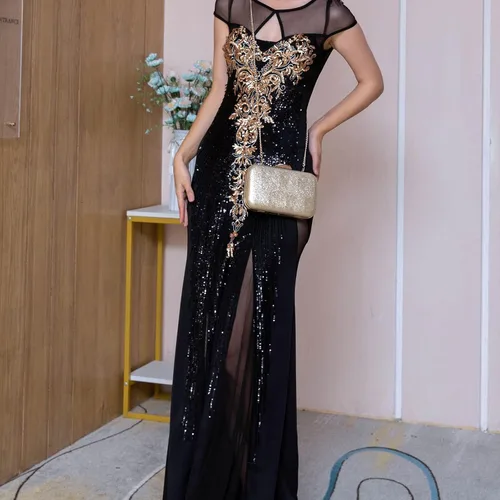 Miniatura 4 de Bolso de mano dorado, bolsos de mano dorados para mujer, para noche, boda, cóctel, fiesta, bolsa de noche, bolso cruzado de hombro..