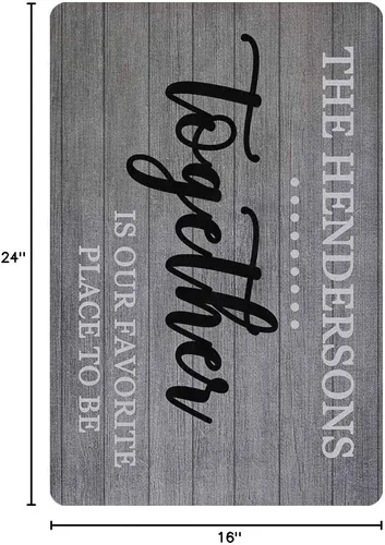 Miniatura 2 de MyPupSocks Felpudo personalizado con nombre de texto y felpudos personalizados