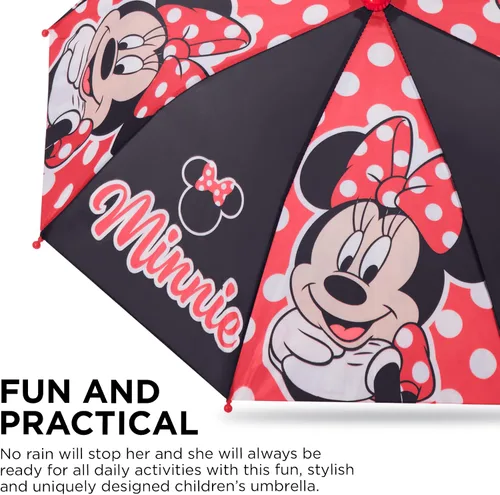 Miniatura 4 de Disney Paraguas y deslizadores para niños Minnie MouseMoanaVampirina - Conjunto de ropa de lluvia para niños pequeños y niñas pequeñas para edades