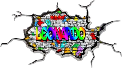Miniatura 20 de Calcomanía de pared personalizada con nombre de graffiti 3D, calcomanía decorativa de vinilo artística personalizada, extraíble, despegar y pegar