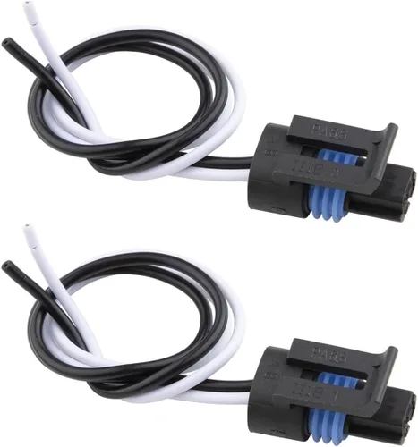 2 piezas PT2386 profesional multipropósito coleta compatible con refrigerante, conector del sensor de temperatura del refrigerante del motor, arnés
