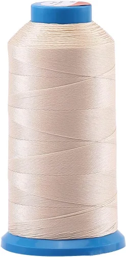 Miniatura 39 de Selric [1500 yardas/recubierto/sin desenredo/22 colores disponibles] Hilos de nailon prensado resistentes #69 T70 tamaño 210D/3 para tapicería