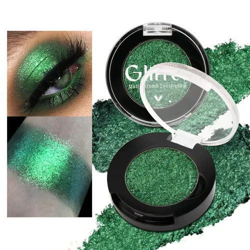 Miniatura 7 de BEUSELF Sombra de ojos roja burdeos metálica, sombra de ojos brillante de color rojo verdadero altamente pigmentada para maquillaje gótico, fórmula