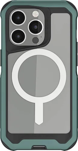 Miniatura 29 de Ghostek Atomic Slim - Funda protectora para iPhone 15 Pro Max, compatible con accesorios MagSafe, marco de metal de aluminio, funda de teléfono
