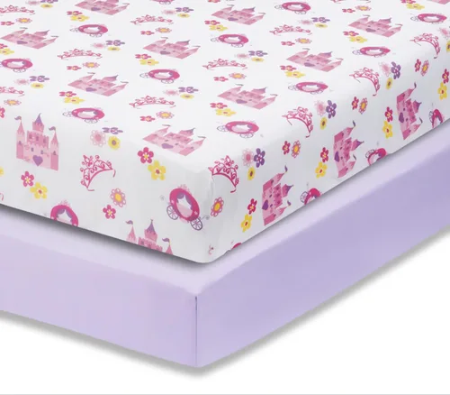 Miniatura 39 de EVERYDAY KIDS Juego de 2 sábanas bajeras ajustadas para cuna de niño, 100% microfibra suave y transpirable, sábana para bebé, se adapta al colchón