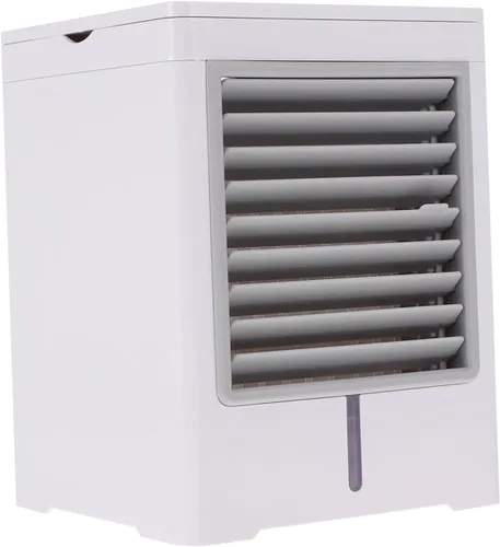 Homoyoyo 1 Unidades Mini Acondicionador Personal Ventilador de Refrigeración para el Hogar Oficina Viaje Usb Recargable Operación de Una Tecla