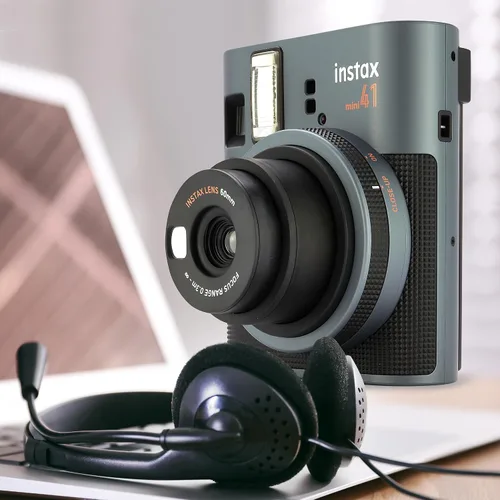 Miniatura 5 de Fujifilm Cámara instantánea Instax Mini 41 + 20 impresiones + funda para cámara + álbum y paño de microfibra de calidad para fotos