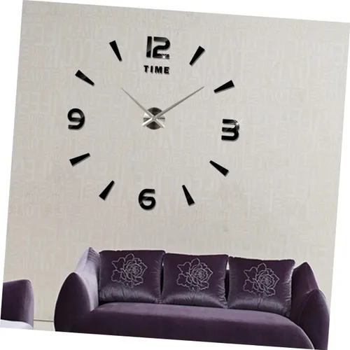 Miniatura 3 de DECHOUS Relojes de pared de gran tamaño, reloj de pared grande de gran tamaño, relojes de pared modernos relojes de pared de acrílico para pared 3D