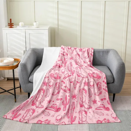 Miniatura 31 de jejeloiu Cute Mushroom Decor Plush Throw Blanket, For Kids Boys Girls 40"x50" Botanical Plants All Season,Bed Blanket Cartoon Mushrooms Flannel