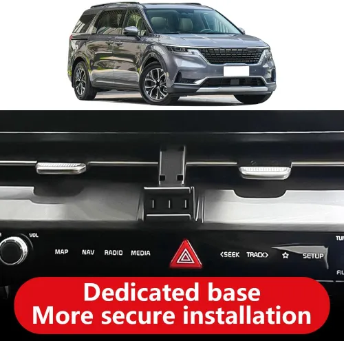Miniatura 3 de Soporte para teléfono de coche para Kia Carnival 2022 2023 2024 LX EX SX Prestige Minivans Accesorios para automóviles Soporte de navegación