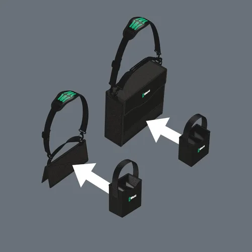Miniatura 18 de WERA 05004310001 Kraftform 2go 100, 11 piezas