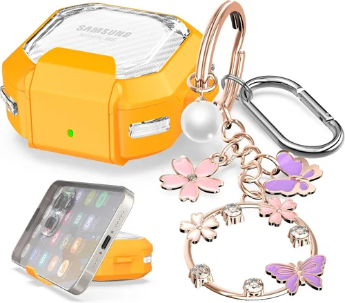 Miniatura 7 de Secure Lock - Funda transparente con diseño para Galaxy Buds FE (2023), Galaxy Buds2 Pro (2022), Galaxy Buds Pro (2021), Galaxy Buds 2 (2021)