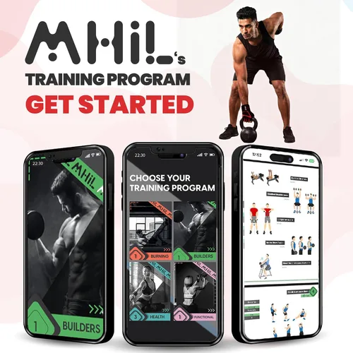 Miniatura 6 de MhIL Guantes de entrenamiento para hombres – Guantes de gimnasio cómodos para hombres con agarre mejorado para seguridad y protección de las manos