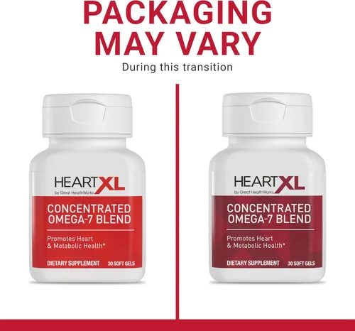 Miniatura 4 de HeartXL Omega-7 Blend Apoyo a la salud cardiovascular - Promueve el metabolismo saludable - Suplemento de salud cardíaca sin gluten - 30 geles suaves
