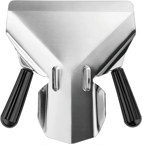 Miniatura 9 de Acero inoxidable Frita Bagger Scoop Chip Palomitas Bagger Ice Candy Snacks Postres Scooper, Mango derecho