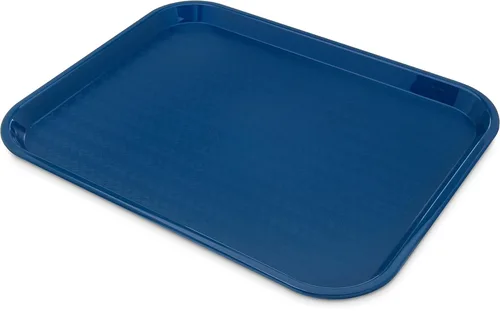 Miniatura 4 de Carlisle FoodService Products Bandeja de plástico para café de comida rápida, 14 x 18 pulgadas, bandeja de comida rápida de plástico negro y café
