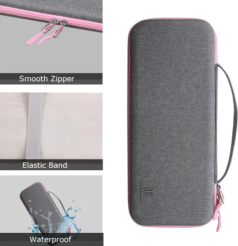 Miniatura 6 de Tourmate Funda rígida de almacenamiento para Logitech K400 Plus/MX - Funda de viaje para Logitech POP Keys Touch TV/Keychron K1 teclado (solo caja)
