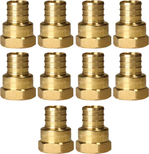 Miniatura 13 de XFITTING 1 pulgada Pex x 1 pulgada Adaptador Femenino NPT, 23-4-3=2X, 2 Piezas