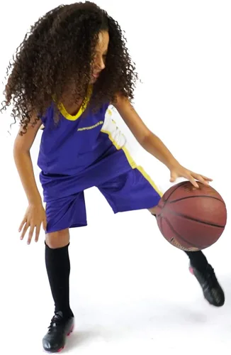 Miniatura 3 de Conjunto de camisetas de baloncesto prémium para niños, camisetas deportivas y pantalones cortos deportivos para jóvenes y niños de 6 a 12 años