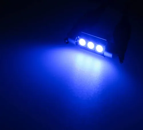Miniatura 2 de Bombillas LED Festoon 6411 6418 C5W de 9 a 30 V extremadamente brillantes, sin errores, 1.5 pulgadas, 1.417 in para luces de cúpula de mapa