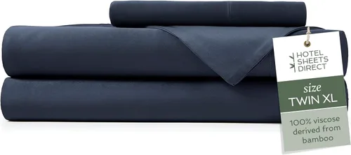 Miniatura 35 de Hotel Sheets Direct Juego de Sábanas de Cama de 4 Piezas, Tamaño California King, 100% Viscosa Derivada de Bambú, Juego de Sábanas con 2 Fundas