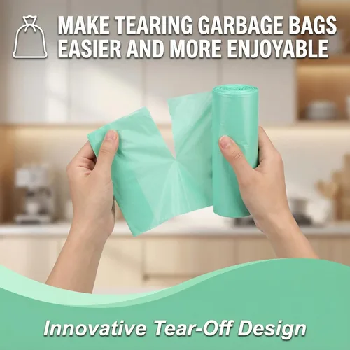 Miniatura 3 de Bolsas de basura pequeñas de 1.2 galones: YHEEL Bolsas de basura para baño sin perfume, bolsas de basura pequeñas, bolsas de basura fuertes y a