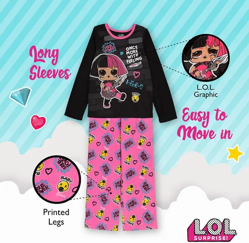 Miniatura 4 de L.O.L. Surprise! Conjunto de pijama grande para niña, Variados