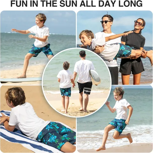 Miniatura 101 de Kanu Surf Traje de baño Yolo de secado rápido UPF 50+ para niños