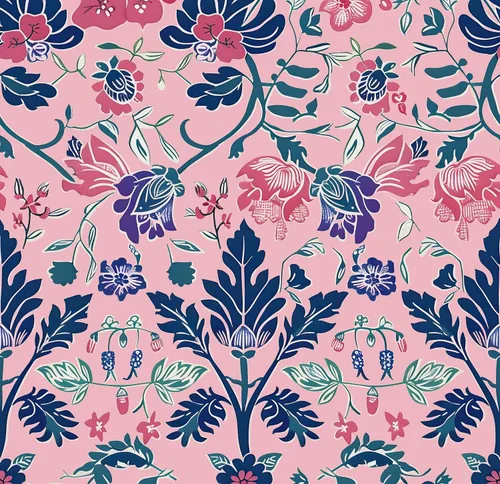 Miniatura 12 de Laatse Papel Tapiz Floral Despegar y Pegar, Papel Tapiz Vintage de Peonías y Margaritas, Papel de Contacto Floral Autoadhesivo Mural de Pared