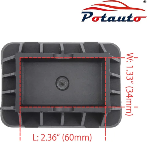 Miniatura 4 de Potauto Mejorado 51717169981 Juego de Almohadillas de Soporte de Elevación para Carro Compatible con BMW Mini 1M128i 135i 325i 328i 330i 335i 528i