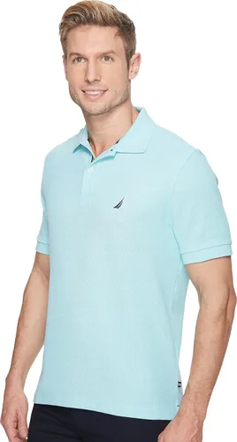 Miniatura 84 de Nautica playera polo clásica de mangas cortas, color sólido, para hombre