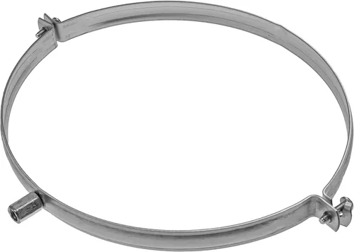 Miniatura 13 de Colgador de tubo galvanizado de 3 pulgadas con goma - Abrazadera de montaje de conducto - Soportes de tubo de PVC - Abrazaderas de tubo de metal
