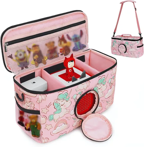 Miniatura 7 de Estuche Portátil para Tonies - Compatible con Toniebox Juego de Inicio, Figuras de Tonies, Estación de Carga, Auriculares - Bolso de Viaje