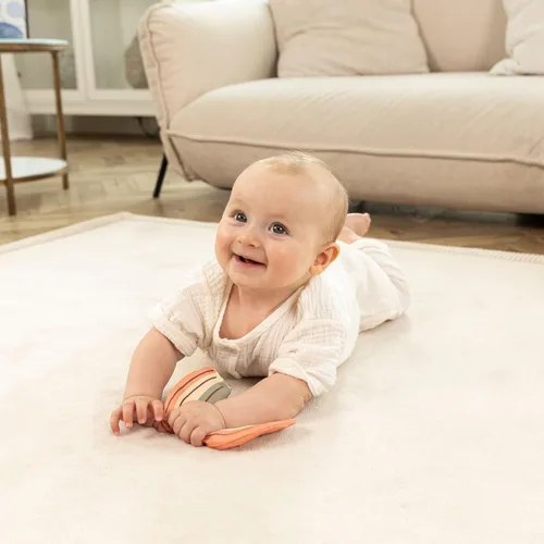 Miniatura 8 de Hakuna Matte - Alfombra de juego prémium para bebé de terciopelo coral ultrasuave con espuma viscoelástica, antideslizante, resistente al agua,