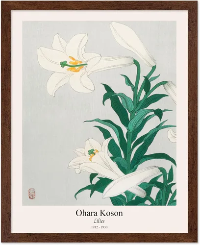 Miniatura 10 de Poster Master Vintage Ohara Koson Poster - Retro Blooming Lotus Flowers Print - Japanese Art - Flower Illustration - Aesthetic Design - Floral