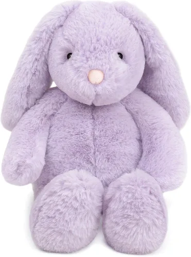 Miniatura 17 de MON AMI Sterling Bunny - Conejo de peluche de 13 pulgadas para niños y niñas, juguete de peluche suave, compañero para acurrucarse, decoración